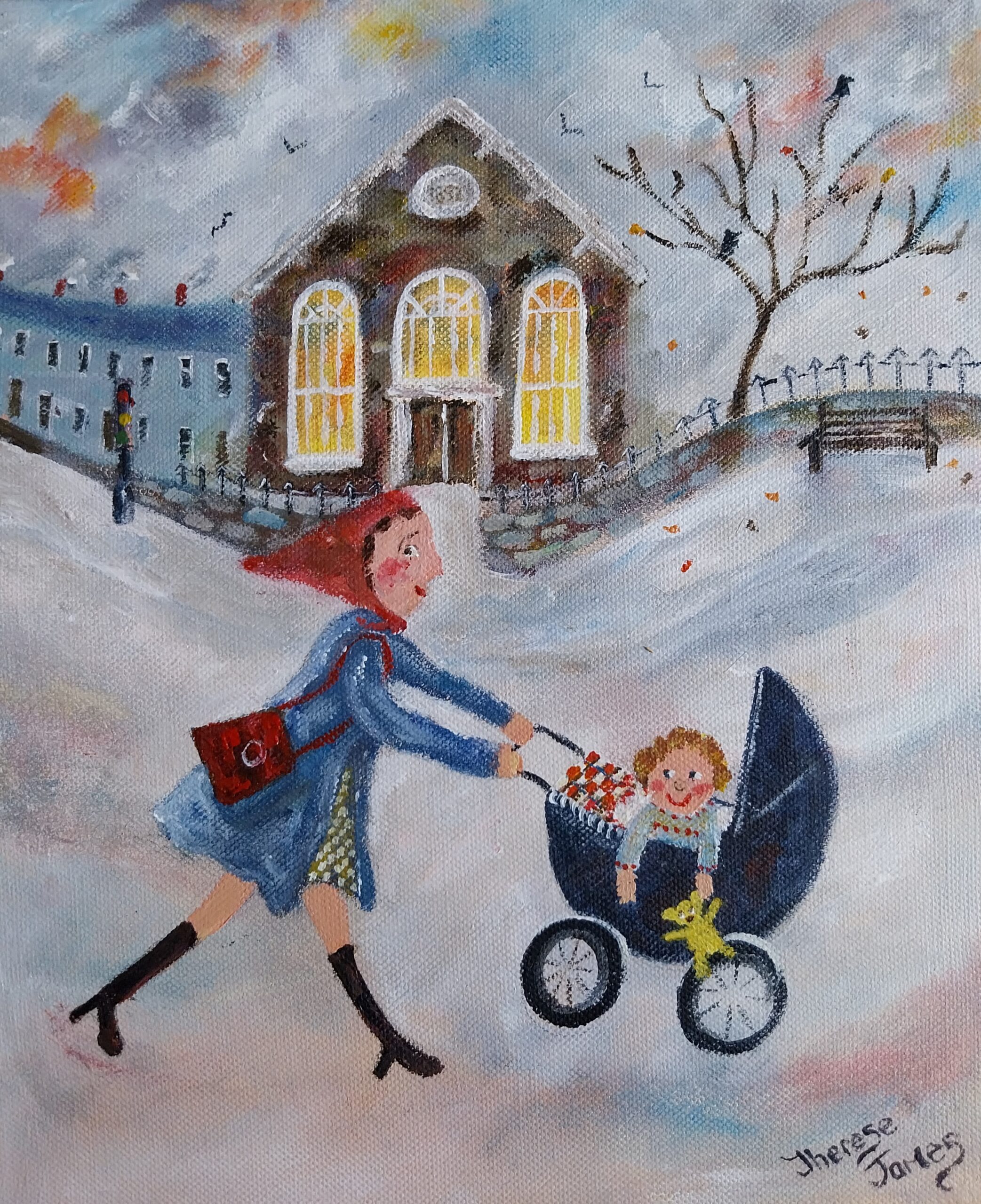 Walking-our-baby-back-Home